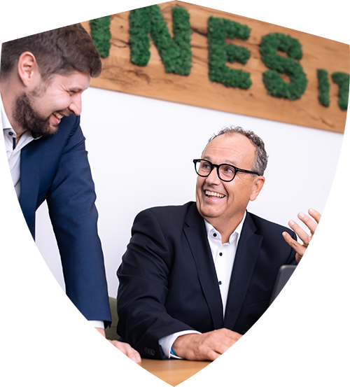 INES Mitarbeiter in einem Meeting